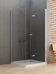 NEW TRENDY New Soleo cabină de duș 80x80 cm pătrat crom luciu/sticlă transparentă D-0152A/D-0087B (D0152A/D0087B)