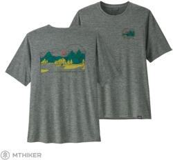 Patagonia Capilene Cool Daily Graphic póló, lost and found: sleet green x-dye (L)