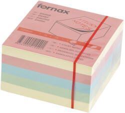 Jegyzettömb öntapadó, 75x75mm, 450lap, Fornax pasztell - tobuy