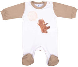 Asti Vékony, pamut kisfiú rugdalózó Kismackó mintával