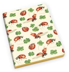 Kartos Ladybugs A6 arany élfestett füzet (1086401) - officedepot