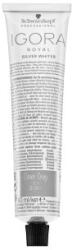 Schwarzkopf Igora Royal SilverWhite Permanent White Refining Color Creme vopsea profesională permanentă pentru păr pentru păr blond platinat si grizonat Dove Grey 60 ml