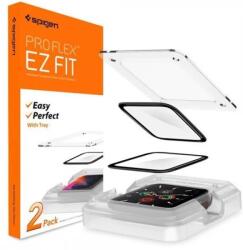 Spigen ProFlex Ez Fit kijelzővédő fólia Apple Watch Series SE (44mm) fekete 2db (AFL01220)