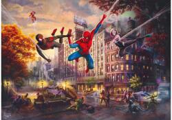 Schmidt Spiele 59957 - Spider-Man and Friends, Thomas Kinkade - 1000 db-os puzzle (59957)