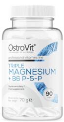 OstroVit Triple Magnesium si B6 P-5-P, 90 capsule, OstroVit
