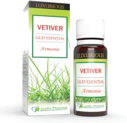Justin Pharma Ulei Esential Vetiver Luxurious, 10 ml, Justin Pharma