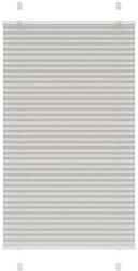 vidaXL Плисирана щора Светло сиво 70x150 cm Ширина на плата 69, 4 cm (4015341)
