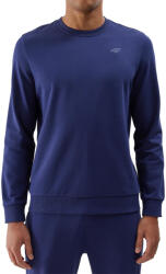 4F Férfi egyszínű pulóver Pull Over Sweatshirt XL kék