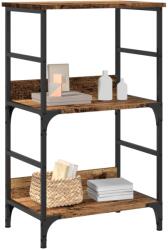 vidaXL antik fa színű szerelt fa könyvszekrény 50 x 33 x 82 cm (857464)
