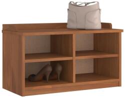 vidaXL SANDNES tömör fenyőfa előszobapad 87x40x50 cm (4010457)
