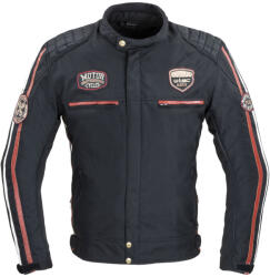 W-Tec Férfi szövet kabát W-TEC Jawo fekete piros és bézs csíkkal 3XL (22766-3XL)