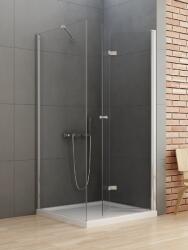 NEW TRENDY New Soleo zuhanykabin 100x80 cm négyszögletes króm fényes/átlátszó üveg D-0152A/D-0089B (D0152A/D0089B)