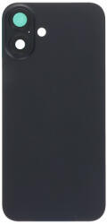 Apple iPhone 16 Plus akkufedél (hátlap) kamera lencsével, mágneses gyűrűvel és tartó lemezzel, fekete (OEM)