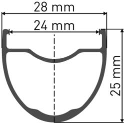 DT Swiss GR 1600 Spline DB 25 Disc kerék szett 2024 (WGR1600AIDXSA212801281)