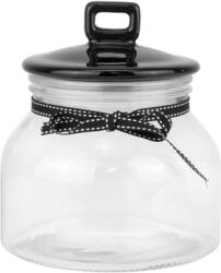 Horecano TOP-Буркан с керамичен капак ЧЕРЕН 1500ml (82712-17) (0132159)