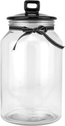 Horecano TOP-Буркан с керамичен капак ЧЕРЕН 3700ml (82712-30) (0132162)