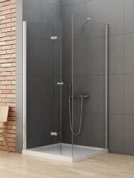 NEW TRENDY New Soleo zuhanykabin 120x100 cm négyszögletes króm fényes/átlátszó üveg D-0150A/D-0151B (D0150A/D0151B)