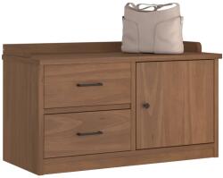 vidaXL SANDNES tömör fenyőfa előszobapad 87x40x50 cm (4010464)