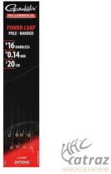 Gamakatsu Pro Commercial Power Carp Eyed Ready Rig - Előkötött Horog 16-os Méretű Horoggal Csaligyűrűvel (185245-1620-14)