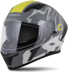 Cassida Orbit Multivers zárt sisak matt szürke-fluo sárga-fekete