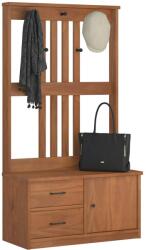 vidaXL SANDNES tömör fenyőfa előszobafa 87x40x159, 5 cm (4010493)