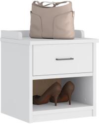 vidaXL SANDNES fehér tömör fenyőfa előszobapad 45x40x50 cm (4010447)
