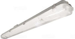 Simotrade LED Por- és páramentes üres lámpatest 1x58W méret, LED csőhöz szerelve, SEP PC búra IP65 fém békazárakkal 60001158402 STAR-158 PC/PC (60 001158402)