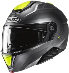 HJC Casca de motocicleta HJC i91 Arven MC3HSF Flip Up Gri-Negru-Galben Fluo (HJC154773)