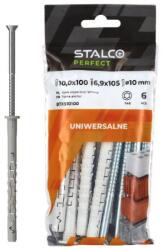 Stalco Perfect 8x80mm 5, 5x85mm T25 6db befúrható műanyag dübel csavarral (BTXS08080)