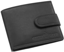GreenDeed AGD30809/T fekete bőr férfi kártyatartó és pénztárca