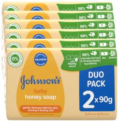 Johnson's Baby Johnson's Baby cu miere, sapun solid piele delicata, 12 x 90 gr (41718)