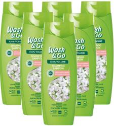 Wash&Go Wash and Go Volume, sampon extract de iasomie par normal, 6 buc x 180 ml (36569)