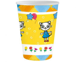 Cicás Kitty Kitten papír pohár 6 db-os 250 ml