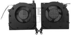Delta Lenovo Legion 5-17IMH05H 5-17IMH05 5-17ARH05H 5 5I 15IMH05 Y7000 2020 series DC28000FAF0 FM9H DC28000FBF1 FM9J 4 pin processzor/CPU + videókártya/GPU hűtő/ventilátor/fan szett