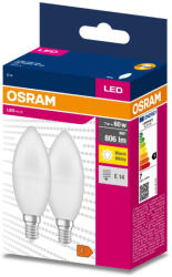 OSRAM 2dbLED izzó E14 B35 7W = 60W 806lm 3000K 220° OSRAM (4058075628687)