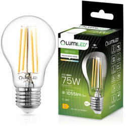 Lumileds E27 A60 LED izzó 8W = 75W 1055lm 4000K semleges 360°-os LUMILED izzószál (LUMLEDJ0117)