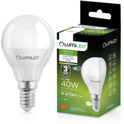 Lumileds E14 P40 LED izzó 5W = 40W 470lm 4000K Semleges 180° LUMILED (LEDZARMI045)