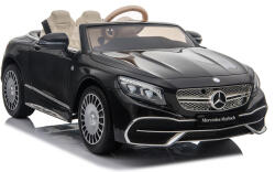 Hollicy Masinuta electrica Mercedes S650 MAYBACH, 90W, 12V, PREMIUM Negru