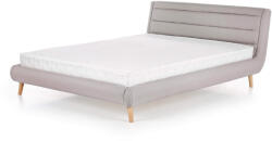 HL Szürke kárpitozott ELANDA franciaágy Méret: 160x200