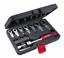 Dedra Racsnis sarokkulcsok 6-19mm, CrV, 20db, cserélhető fejek