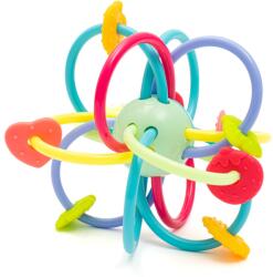 Baby Mix Zgârietură din silicon și plastic cu zornăitor Baby Mix