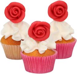 Funcakes Piros marcipán rózsák 6 db
