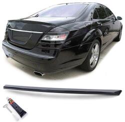  Mercedes Benz W221 S-osztály AMG stílusú lakkozott fekete csomagtartó spoiler