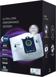 Philips Ultra Long Performance SBAG szintetikus porzsák - GR210SM - 8 darab zsák + 1 darab mikrofilter + motorfilter