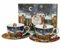 Duo Gift Karácsonyi Porcelán Csésze - 280ml - Christmas City