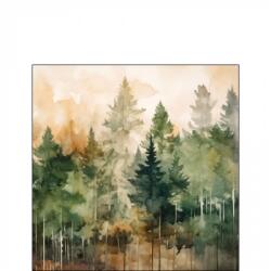 Ambiente Evergreen trees papírszalvéta 25x25cm, 20db-os