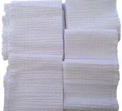  Minta nélküli fehér színű krepp patchwork csomag 3 kg ( 25)