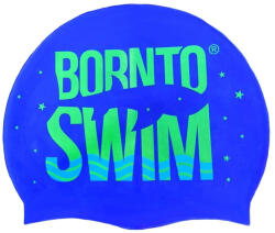 BornToSwim silicone cap junior albastru