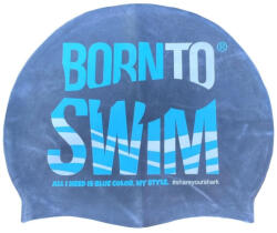 BornToSwim silicone cap junior gri