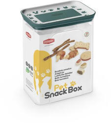 STEFANPLAST Snack Box négyszögletű légmentesen záródó tárolódoboz 2, 2l fehér/angolzöld